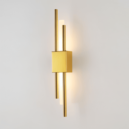 Moduro.co.uk Wall Light Fixtures Modern Linear Wall Light – LED Wall Lamp – Gold & Black – Aluminium – Warm Light