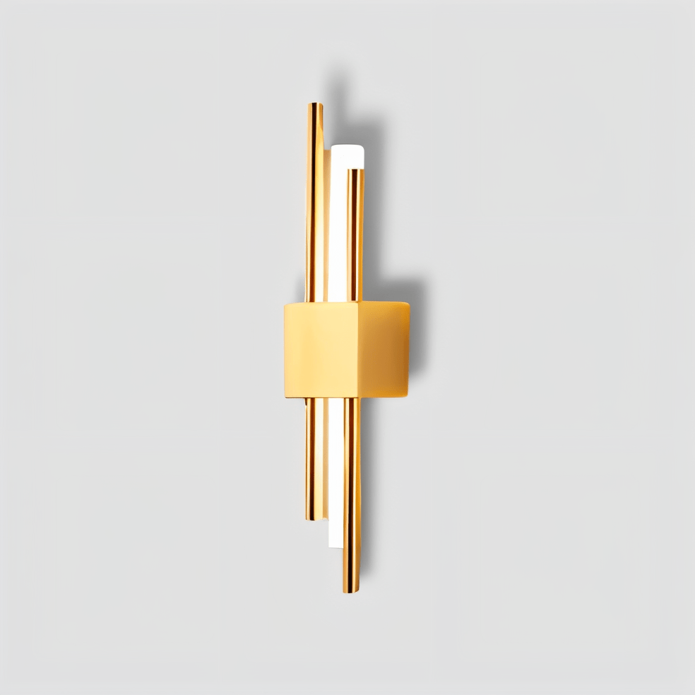 Moduro.co.uk Wall Light Fixtures Modern Linear Wall Light – LED Wall Lamp – Gold & Black – Aluminium – Warm Light
