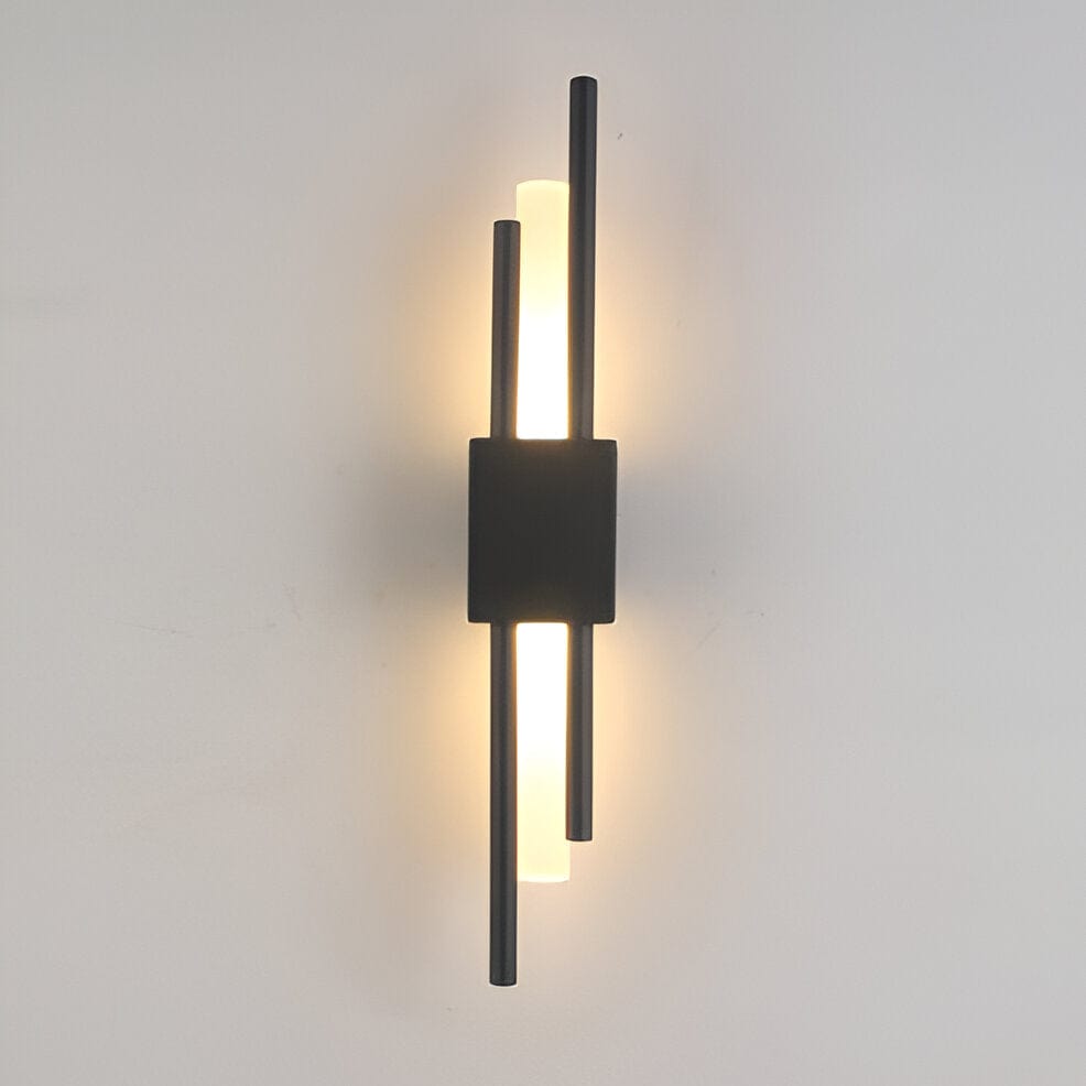 Moduro.co.uk Wall Light Fixtures Modern Linear Wall Light – LED Wall Lamp – Gold & Black – Aluminium – Warm Light