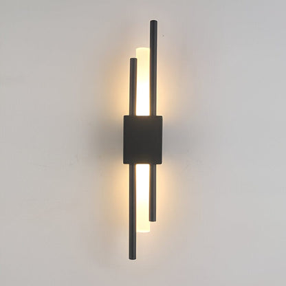 Moduro.co.uk Wall Light Fixtures Modern Linear Wall Light – LED Wall Lamp – Gold & Black – Aluminium – Warm Light