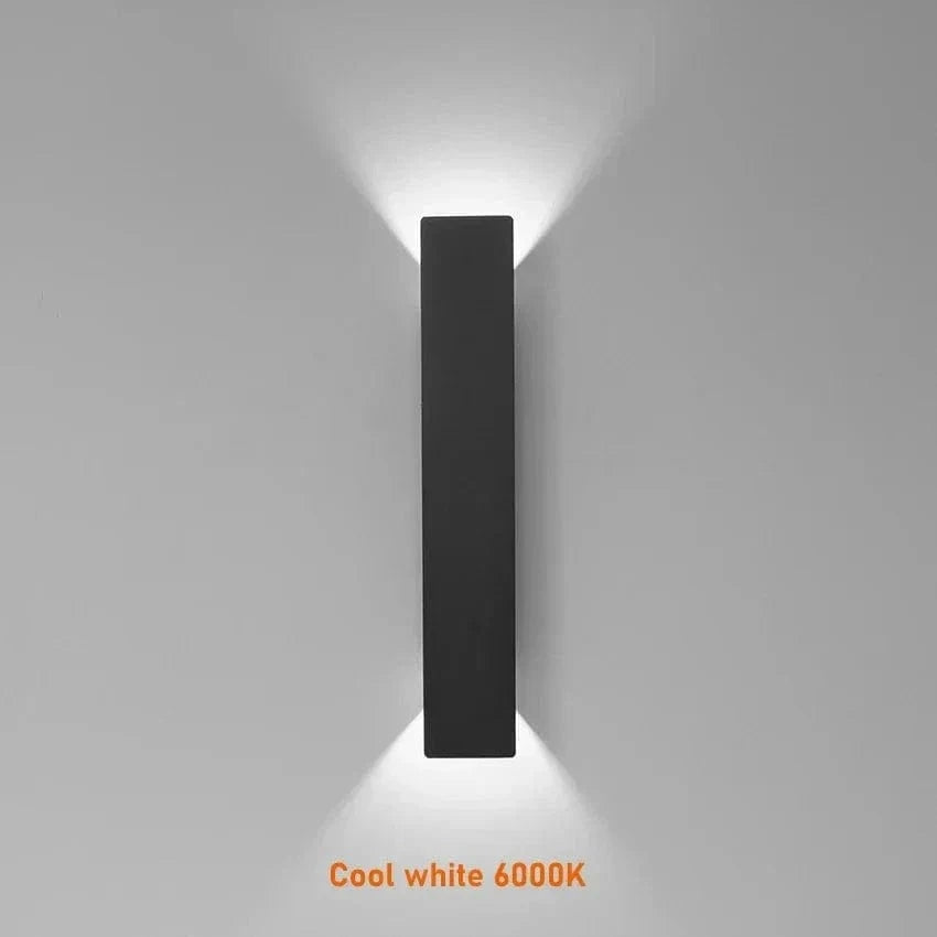 Moduro.co.uk Wall Light Fixtures Modern Outdoor LED Wall Light - Wall-Mounted - Up/Down Lighting - IP65 Waterproof - Aluminium - Black/White Finish