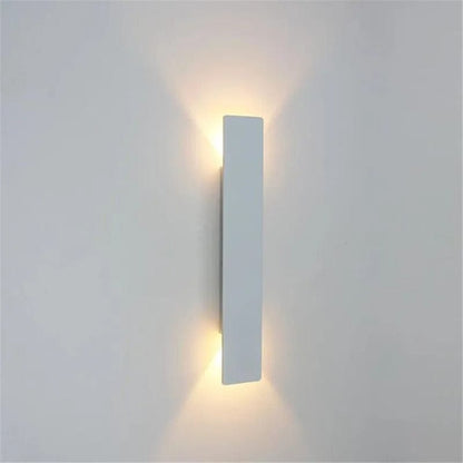 Moduro.co.uk Wall Light Fixtures White Lamp Body / Warm White / 2W | 9.8CM Modern Outdoor LED Wall Light - Wall-Mounted - Up/Down Lighting - IP65 Waterproof - Aluminium - Black/White Finish