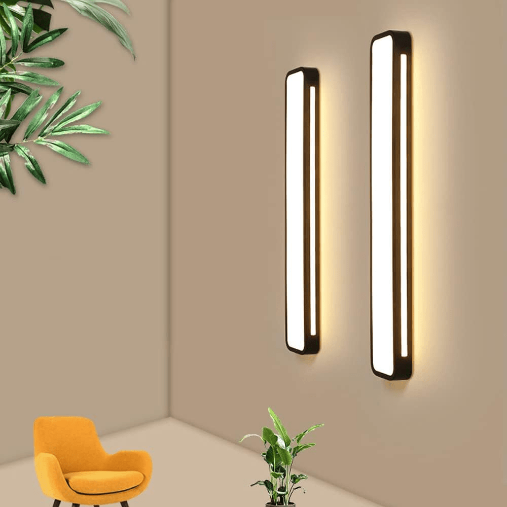 Moduro.co.uk Ceiling Light Nordic Minimalist Long LED Ceiling Light Fixture – Modern Iron & Acrylic – Energy Efficient