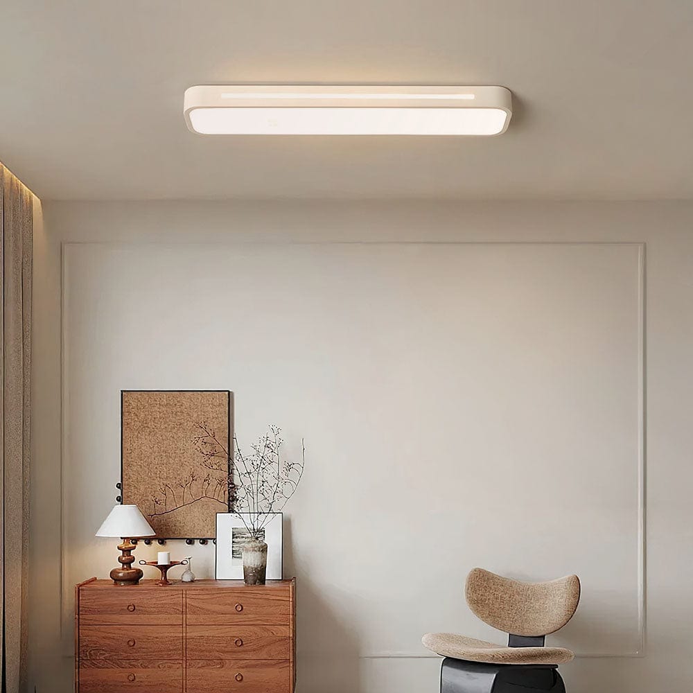 Moduro.co.uk Ceiling Light Nordic Minimalist Long LED Ceiling Light Fixture – Modern Iron & Acrylic – Energy Efficient