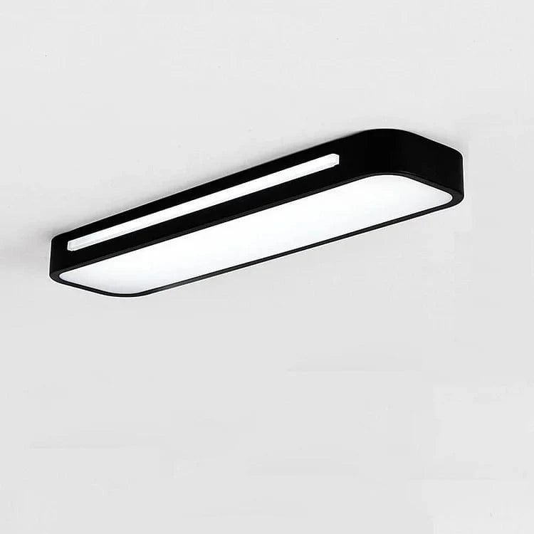 Moduro.co.uk Ceiling Light Black / W58*D12*H4CM / White Light Nordic Minimalist Long LED Ceiling Light Fixture – Modern Iron & Acrylic – Energy Efficient