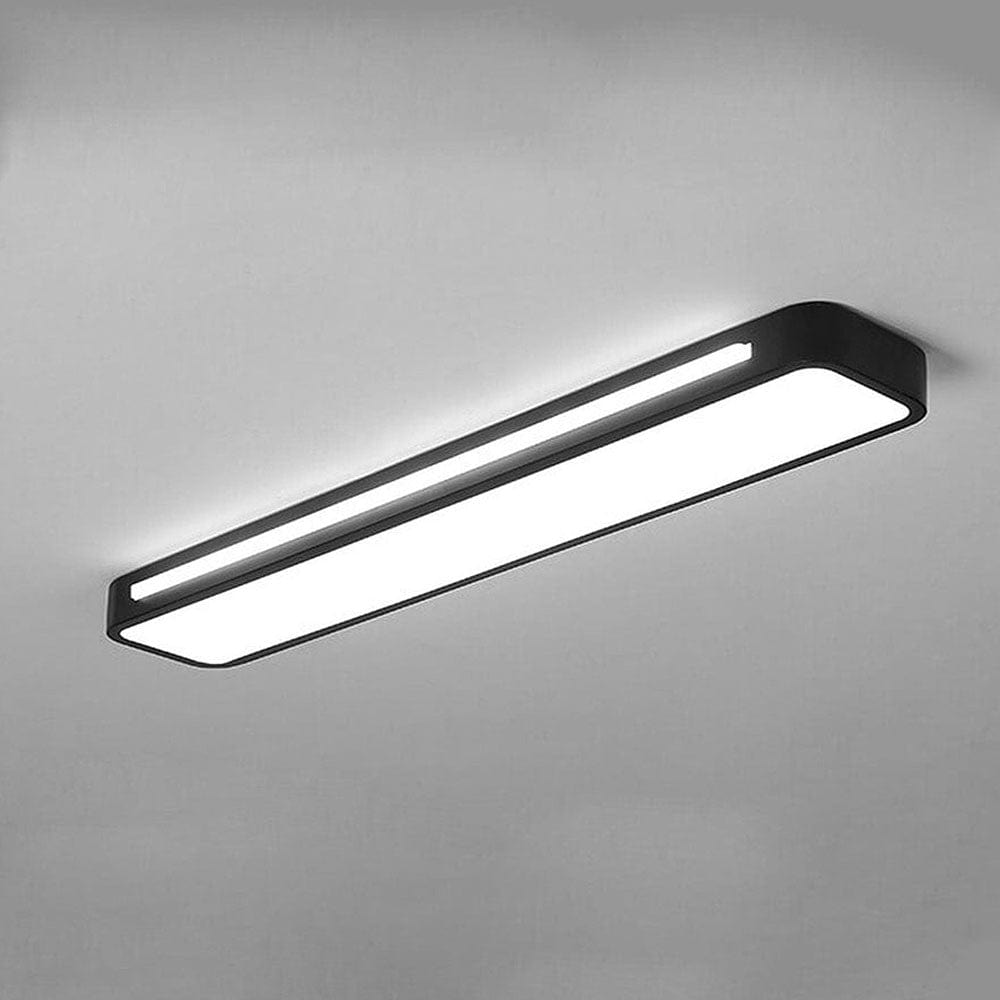 Moduro.co.uk Ceiling Light Black / W78*D12*H4CM / White Light Nordic Minimalist Long LED Ceiling Light Fixture – Modern Iron & Acrylic – Energy Efficient