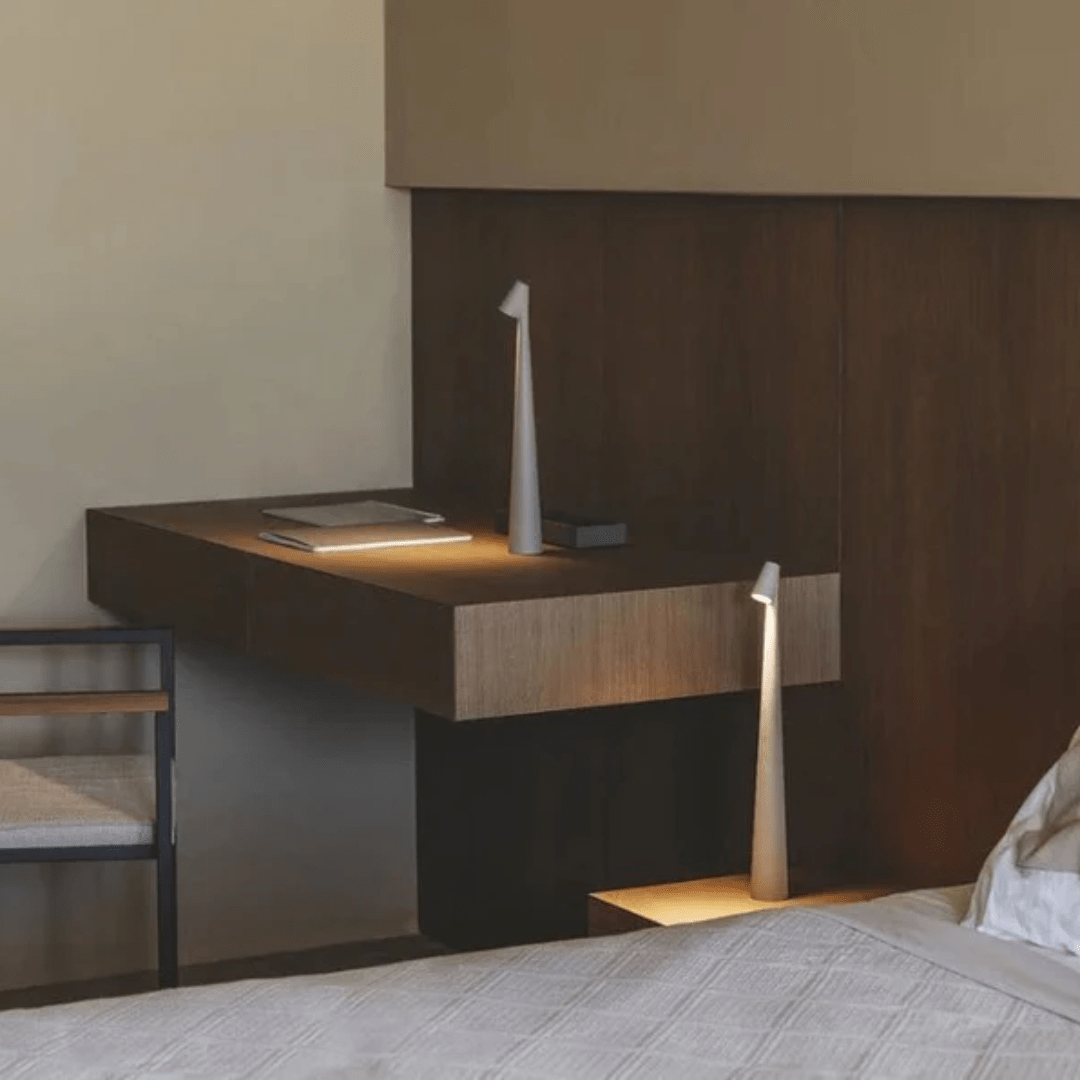 Moduro.co.uk Table Lamps Nordic – Wireless LED Table Lamp – Minimalist Aluminium – USB-C Rechargeable