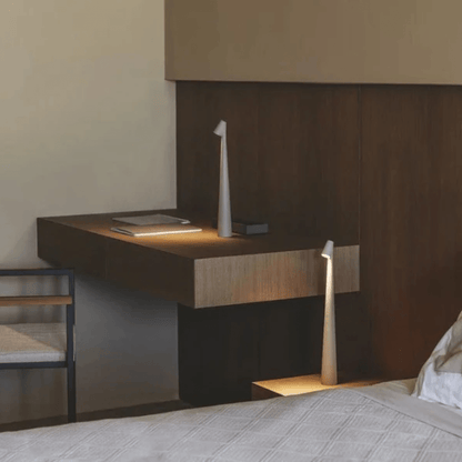 Moduro.co.uk Table Lamps Nordic – Wireless LED Table Lamp – Minimalist Aluminium – USB-C Rechargeable