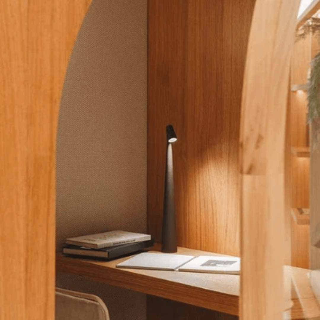 Moduro.co.uk Table Lamps Nordic – Wireless LED Table Lamp – Minimalist Aluminium – USB-C Rechargeable