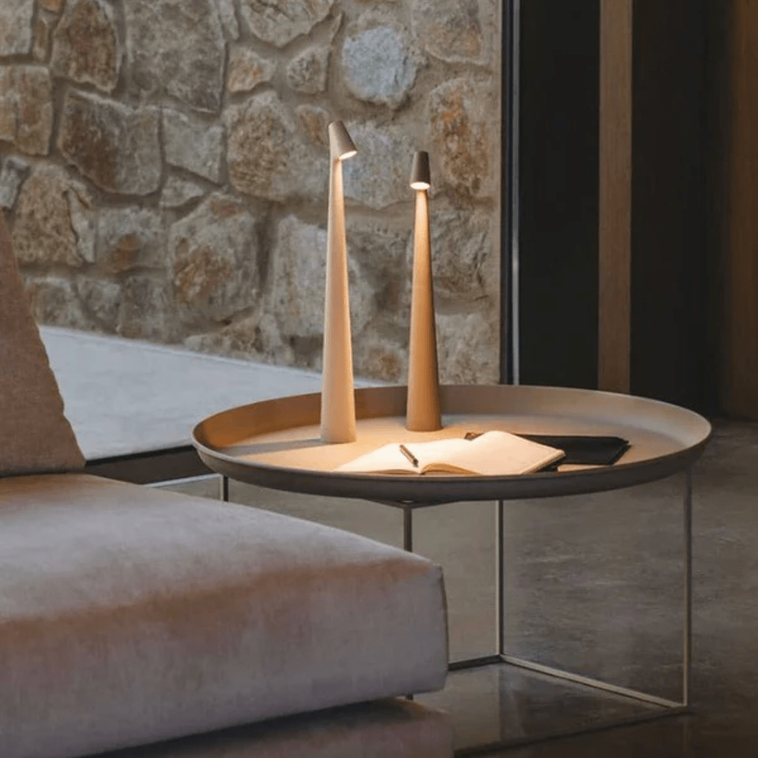 Moduro.co.uk Table Lamps Nordic – Wireless LED Table Lamp – Minimalist Aluminium – USB-C Rechargeable
