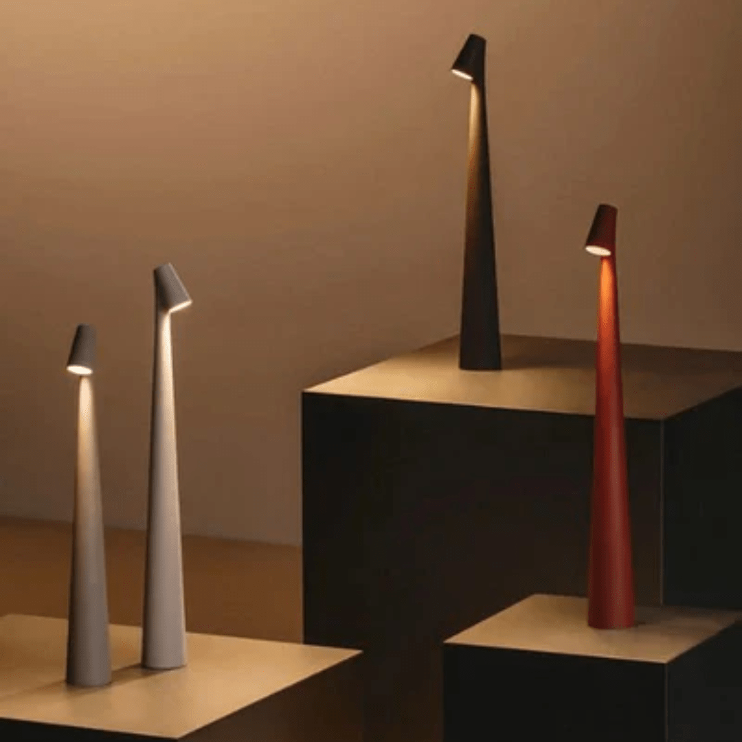 Moduro.co.uk Table Lamps Nordic – Wireless LED Table Lamp – Minimalist Aluminium – USB-C Rechargeable