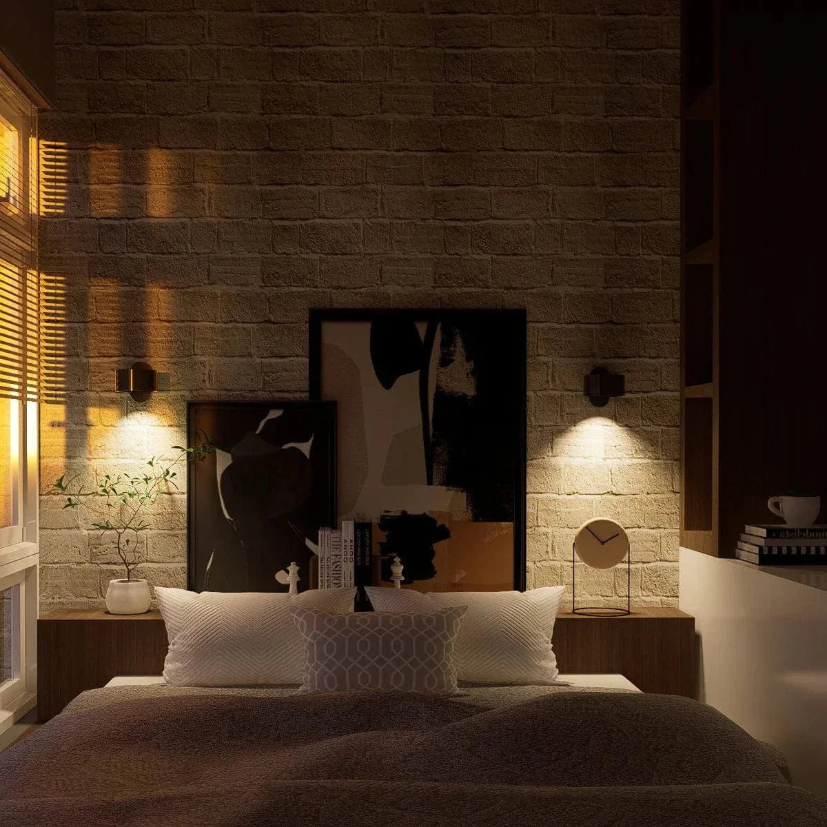 Moduro.co.uk Wall Lamp Orlo – 360° Wireless Wall Light in Nordic Style