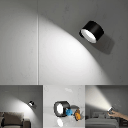 Moduro.co.uk Wall Lamp Orlo – 360° Wireless Wall Light in Nordic Style