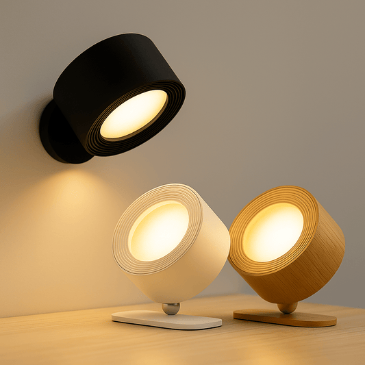 Moduro.co.uk Wall Lamp Orlo – 360° Wireless Wall Light in Nordic Style