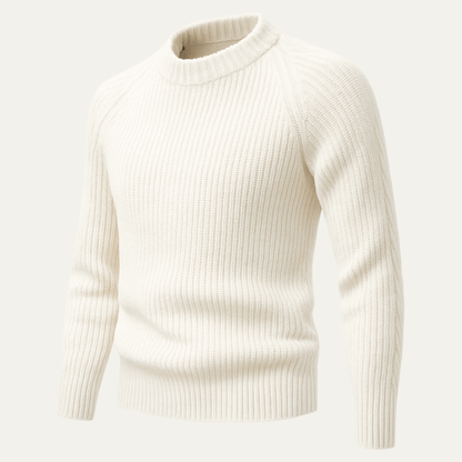 Moduro Men Winter Sweaters The Ely 100% Cashmere Crewneck for Men
