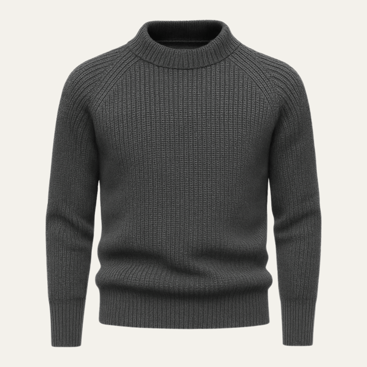 Moduro Men Winter Sweaters Grey / M The Ely 100% Cashmere Crewneck for Men