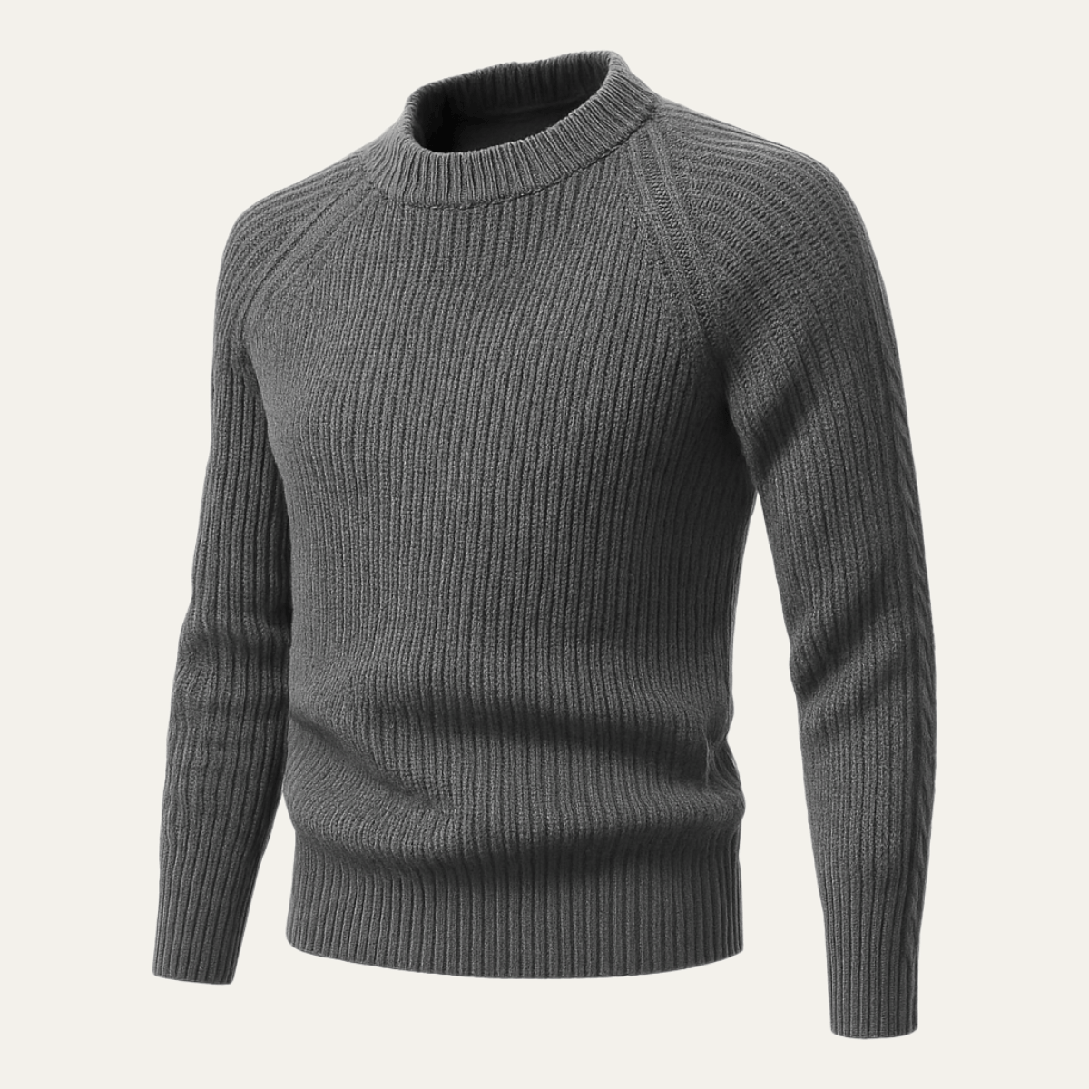 Moduro Men Winter Sweaters The Ely 100% Cashmere Crewneck for Men