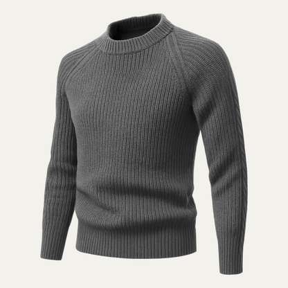 Moduro Men Winter Sweaters The Ely 100% Cashmere Crewneck for Men