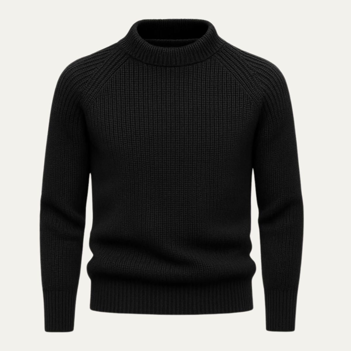 Moduro Men Winter Sweaters Black / M The Ely 100% Cashmere Crewneck for Men