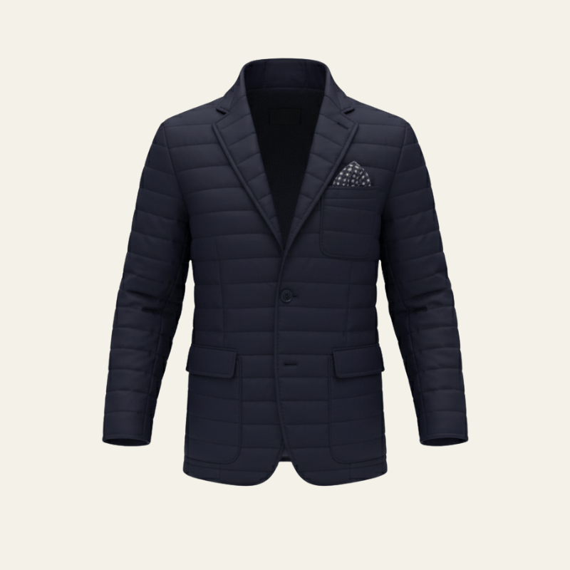 Moduro Jackets & Overcoats Blue / S The Milan Puffer Blazer