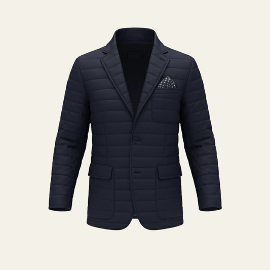 Moduro Jackets & Overcoats Blue / S The Milan Puffer Blazer