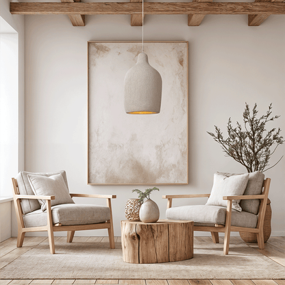 Moduro.co.uk ceiling lamps Wabi Pendant Light – Japandi Style Resin Ceiling Lamp