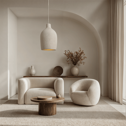 Moduro.co.uk Pendant lights Wabi Pendant Light – Japandi Style Resin Ceiling Lamp