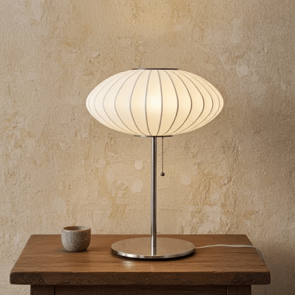Moduro.co.uk Pendant lights Wabi Sabi Chandelier – Japanese Silk Pendant Light – Ivory White – Japandi Style – E27 Bulb
