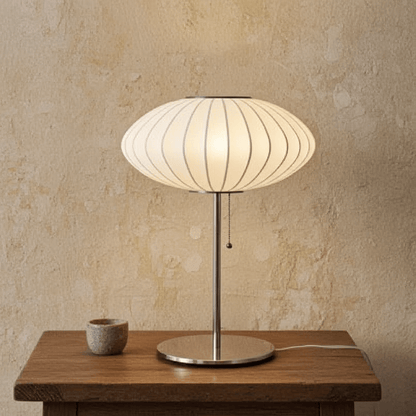 Moduro.co.uk Pendant lights Wabi Sabi Chandelier – Japanese Silk Pendant Light – Ivory White – Japandi Style – E27 Bulb
