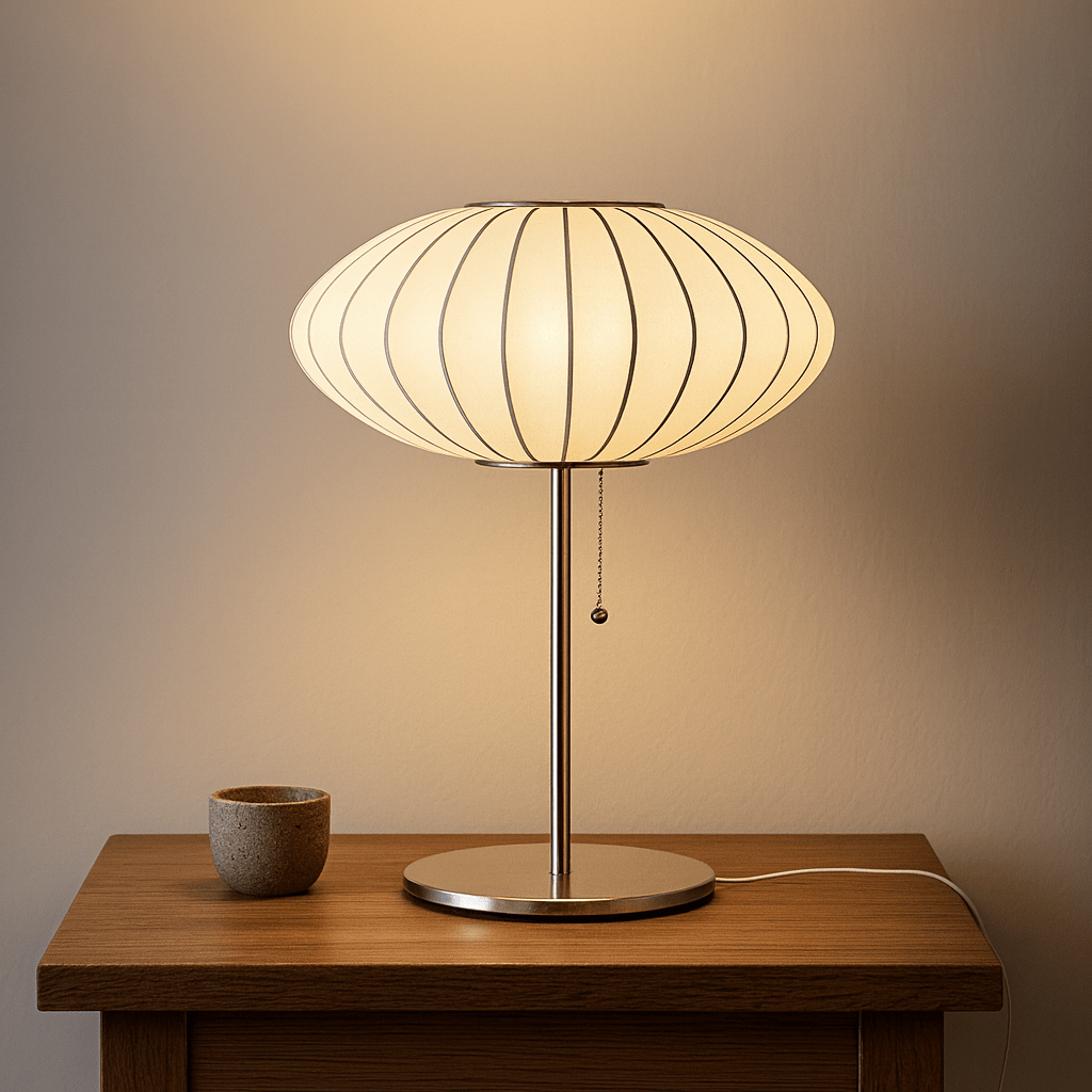 Moduro.co.uk Pendant lights Wabi Sabi Chandelier – Japanese Silk Pendant Light – Ivory White – Japandi Style – E27 Bulb