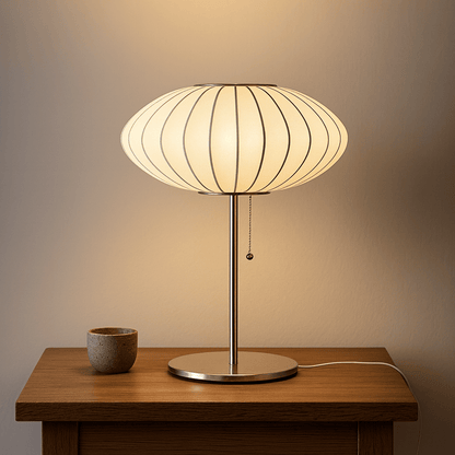 Moduro.co.uk Pendant lights Wabi Sabi Chandelier – Japanese Silk Pendant Light – Ivory White – Japandi Style – E27 Bulb