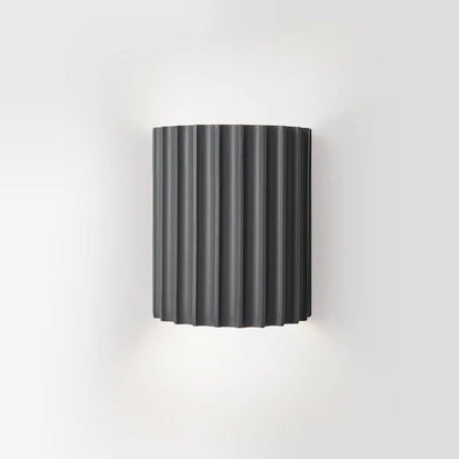 Moduro.co.uk Wall Lamp Grey / 14x17 cm (5.5x6.7 Inches) Wall Resin Lamp – Modern LED Wall Light – Resin & Metal – Minimalist Design
