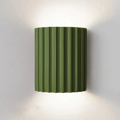 Moduro.co.uk Wall Lamp Green / 14x17 cm (5.5x6.7 Inches) Wall Resin Lamp – Modern LED Wall Light – Resin & Metal – Minimalist Design