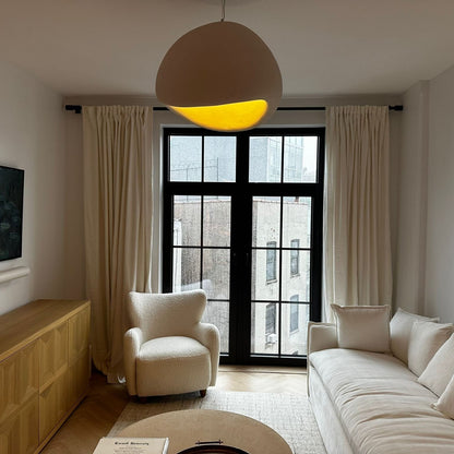 Moduro.co.uk Pendant lights Style B Grey / 11.8" 30cm / Warm Light Wasabi Pendant – Wabi Sabi Ceiling Light in Japandi Style