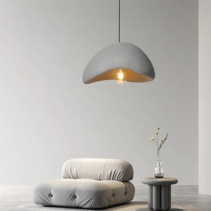 Moduro.co.uk Pendant lights Style A Grey / 11.8" 30cm / Warm Light Wasabi Pendant – Wabi Sabi Ceiling Light in Japandi Style